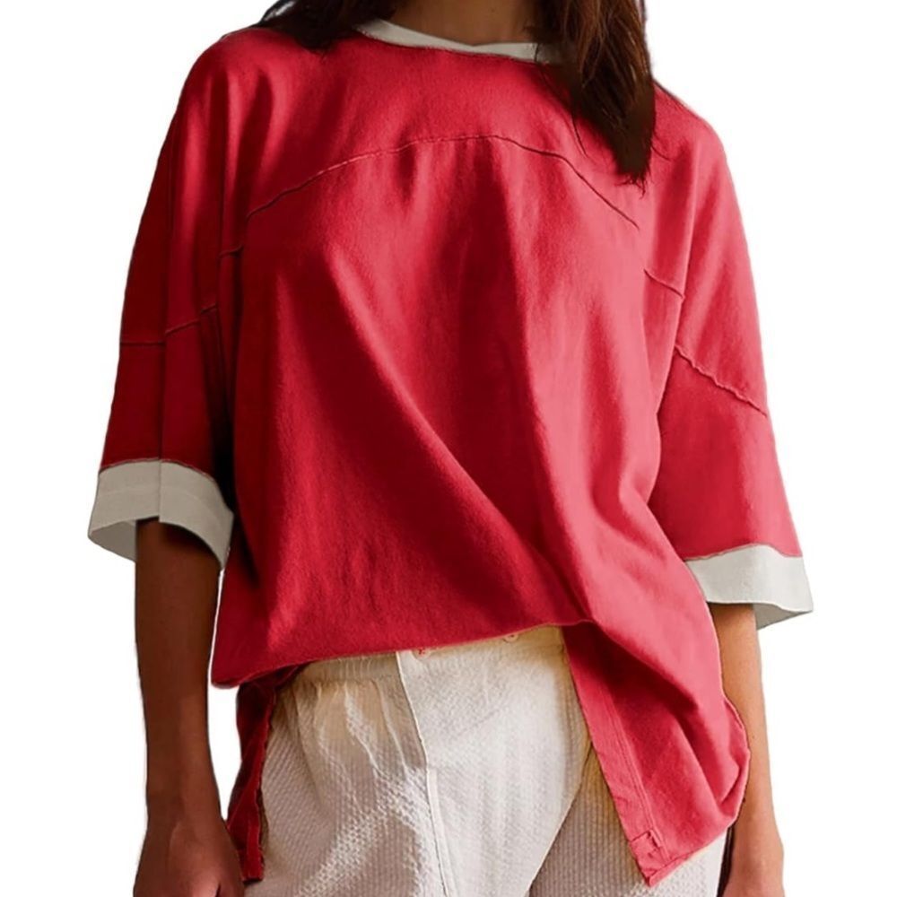 Red Casual Tee
